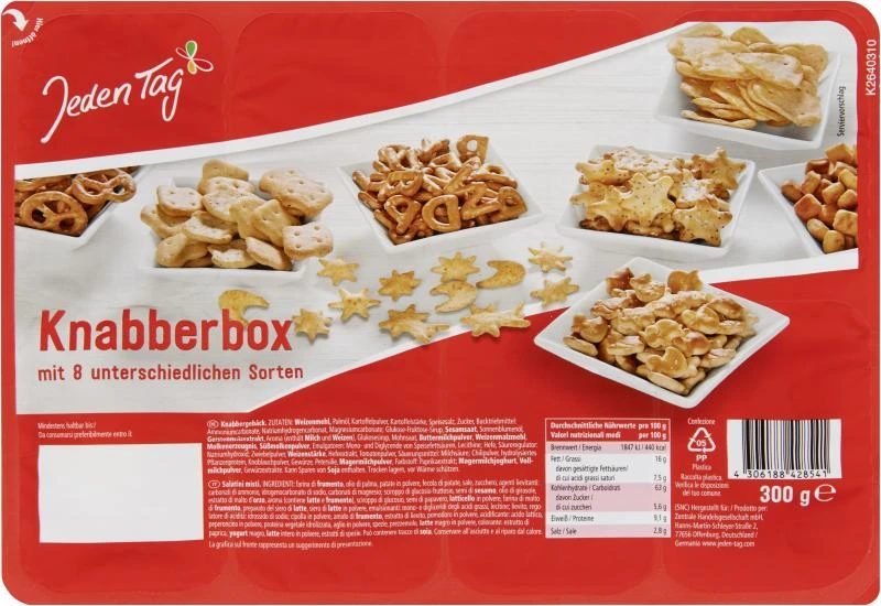 Jeden Tag Knabberbox 1 Jeden Tag Knabberbox