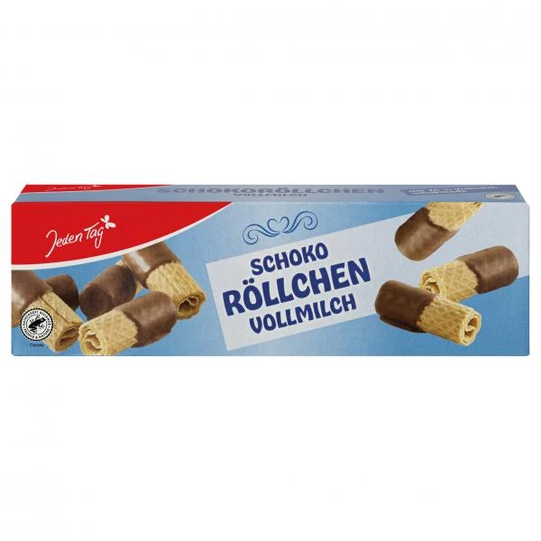 Jeden Tag Schoko-Röllchen Vollmilch 1 Jeden Tag Schoko-Röllchen Vollmilch