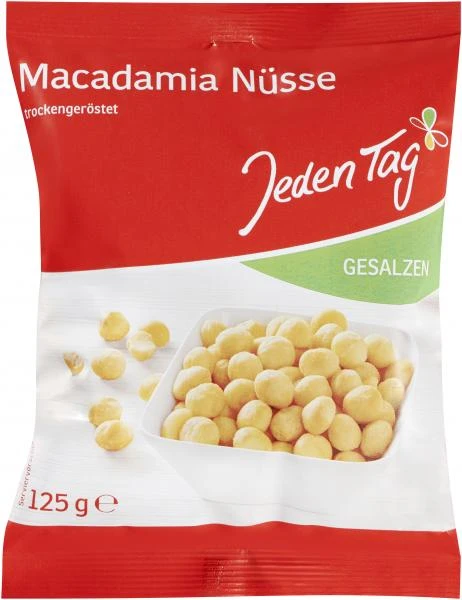 Jeden Tag Macadamia-Nüsse 1 Jeden Tag Macadamia-Nüsse