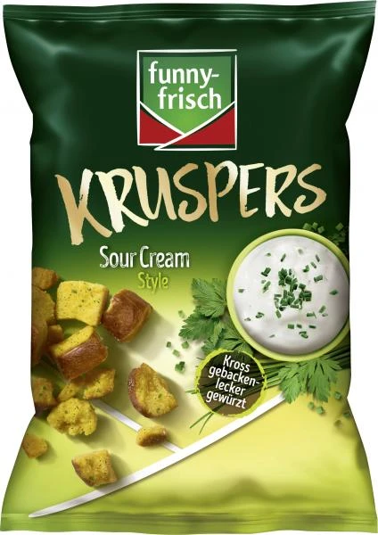 Funny-frisch Kruspers Sour Cream 1 Funny-frisch Kruspers Sour Cream