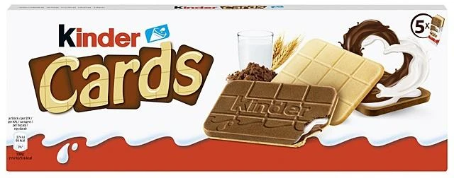 Kinder Cards Kekswaffel Mit Milch Und Kakao 2 Kinder Cards Kekswaffel Mit Milch Und Kakao – Bild 2
