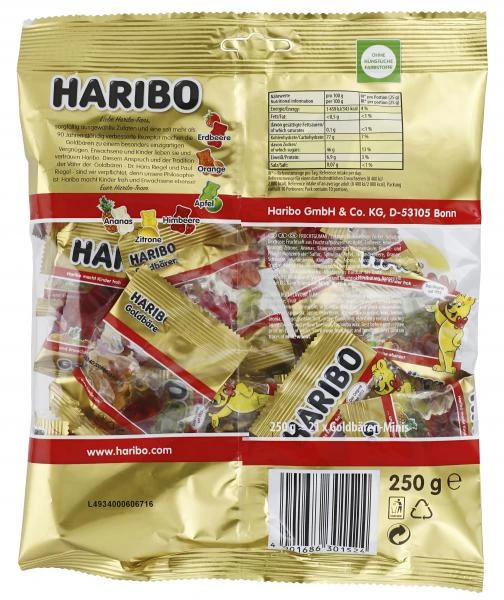 Haribo Goldbären Minis 2 Haribo Goldbären Minis – Bild 2