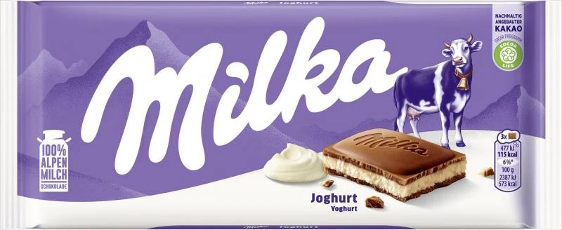 Milka Tafel Joghurt 1 Milka Tafel Joghurt
