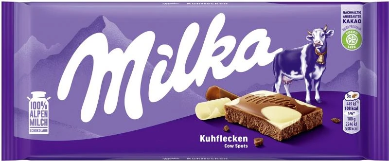 Milka Tafel Kuhflecken 1 Milka Tafel Kuhflecken
