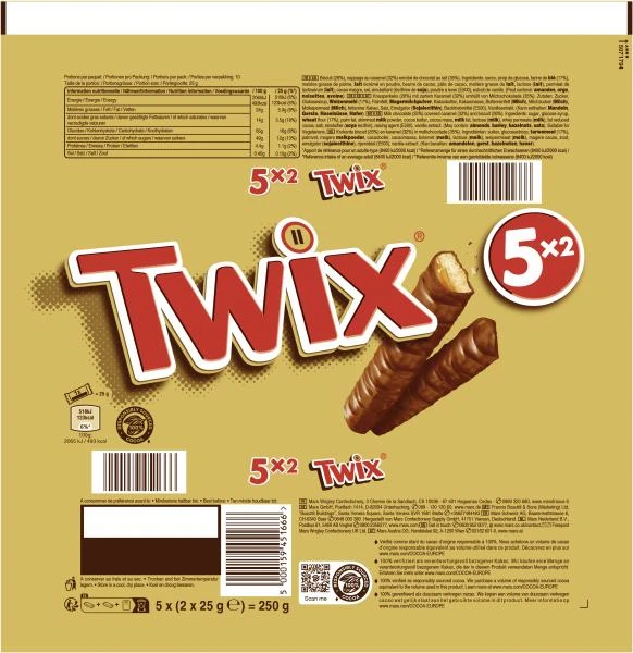 Twix Schokoriegel Multipack 2 Twix Schokoriegel Multipack – Bild 2