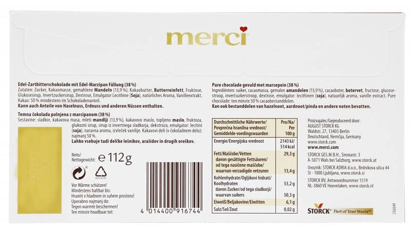 Merci Tafel Edel-Marzipan 2 Merci Tafel Edel-Marzipan – Bild 2