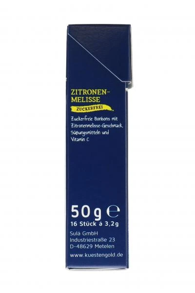 Küstengold Bonbons Zitronen-Melisse Zuckerfrei 4 Küstengold Bonbons Zitronen-Melisse Zuckerfrei – Bild 4