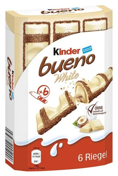 Kinder Bueno White 1 Kinder Bueno White