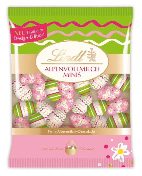 Lindt Limitierte Design-Edition Alpenvollmilch Minis 1 Lindt Limitierte Design-Edition Alpenvollmilch Minis