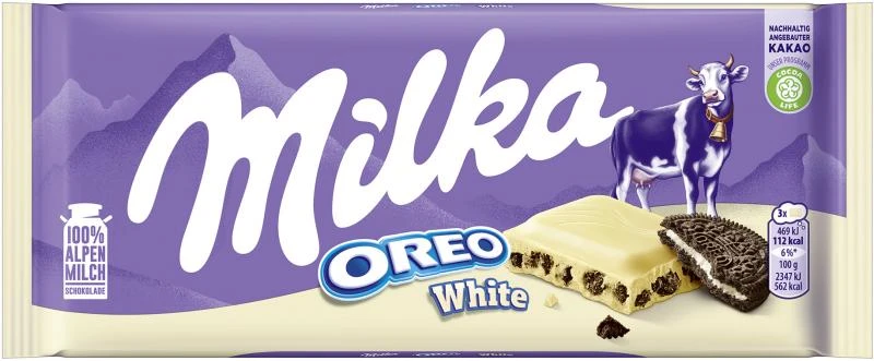 Milka Tafel Oreo White 1 Milka Tafel Oreo White