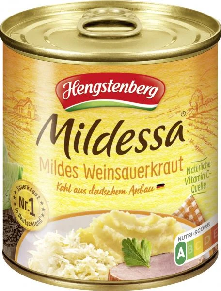 Hengstenberg Mildessa Weinsauerkraut Mild 1 Hengstenberg Mildessa Weinsauerkraut Mild