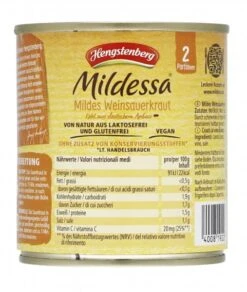 Hengstenberg Mildessa Weinsauerkraut Mild 6 Hengstenberg Mildessa Weinsauerkraut Mild -Lebensmittel Verkäufe 4502040052 40081922 03.jpg