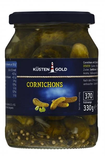Küstengold Cornichons 1 Küstengold Cornichons
