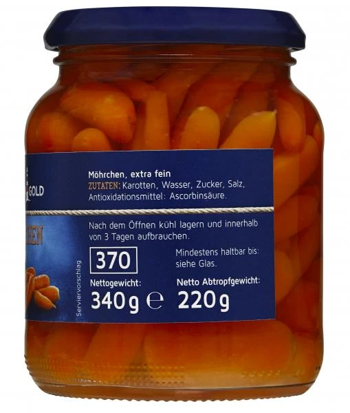 Küstengold Möhrchen Extra Fein 2 Küstengold Möhrchen Extra Fein – Bild 2