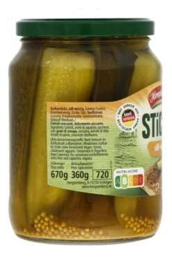 Hengstenberg Sticksi Gurkenviertel Süß-würzig 5 Hengstenberg Sticksi Gurkenviertel Süß-würzig -Lebensmittel Verkäufe 4502040395 40081496 03.jpg