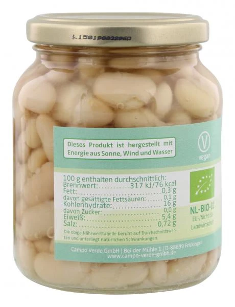Campo Verde Demeter Weiße Bohnen 3 Campo Verde Demeter Weiße Bohnen – Bild 3