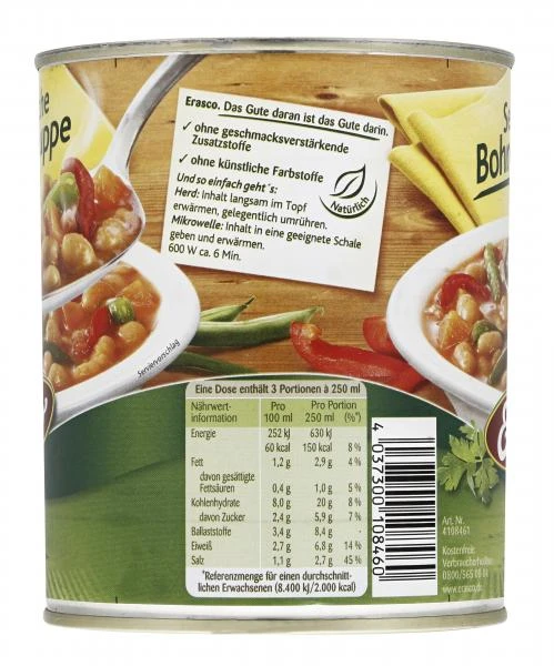 Erasco Serbische Bohnensuppe 2 Erasco Serbische Bohnensuppe – Bild 2