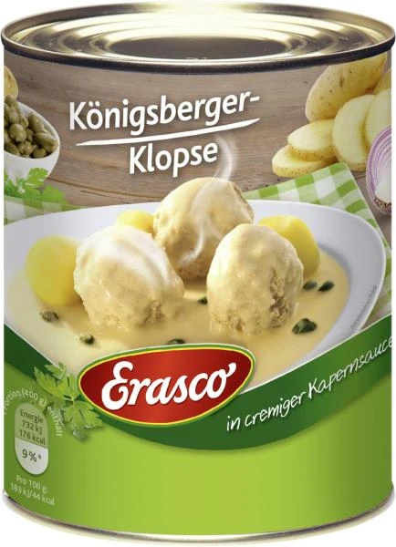 Erasco Königsberger Klopse 1 Erasco Königsberger Klopse