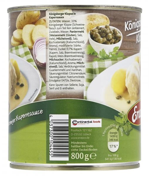 Erasco Königsberger Klopse 2 Erasco Königsberger Klopse – Bild 2