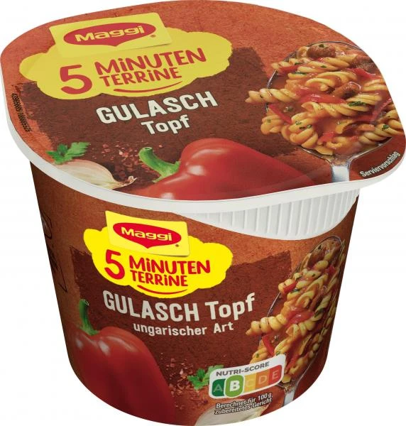 Maggi 5 Minuten Terrine Gulaschtopf Ungarischer Art 1 Maggi 5 Minuten Terrine Gulaschtopf Ungarischer Art