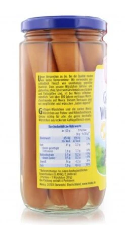 Meica Geflügel-Würstchen In Eigenhaut -Lebensmittel Verkäufe 4502050399 4000503148502 03.jpg