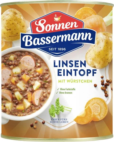 Sonnen Bassermann Linsen-Eintopf 1 Sonnen Bassermann Linsen-Eintopf