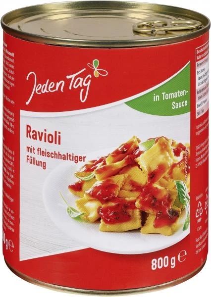 Jeden Tag Ravioli In Tomatensauce 1 Jeden Tag Ravioli In Tomatensauce