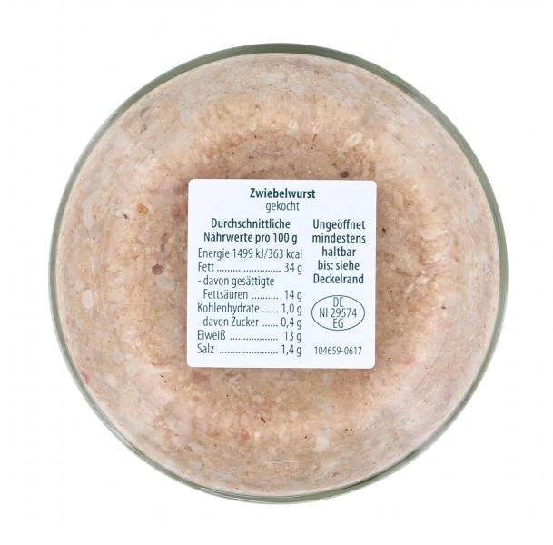 Müller's Hausmacher Wurst Zwiebelwurst Gekocht 2 Müller's Hausmacher Wurst Zwiebelwurst Gekocht – Bild 2