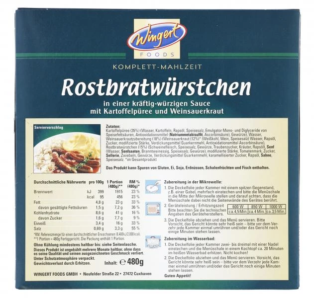 Wingert Foods Rostbratwürstchen 2 Wingert Foods Rostbratwürstchen – Bild 2
