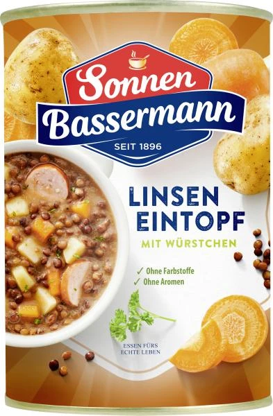 Sonnen Bassermann Linsen-Eintopf 1 Sonnen Bassermann Linsen-Eintopf