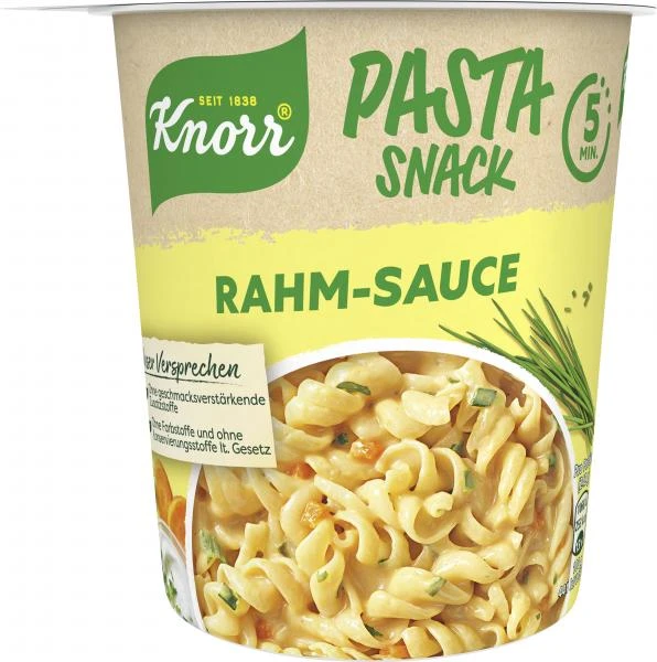 Knorr Pasta Snack Rahm-Sauce 1 Knorr Pasta Snack Rahm-Sauce