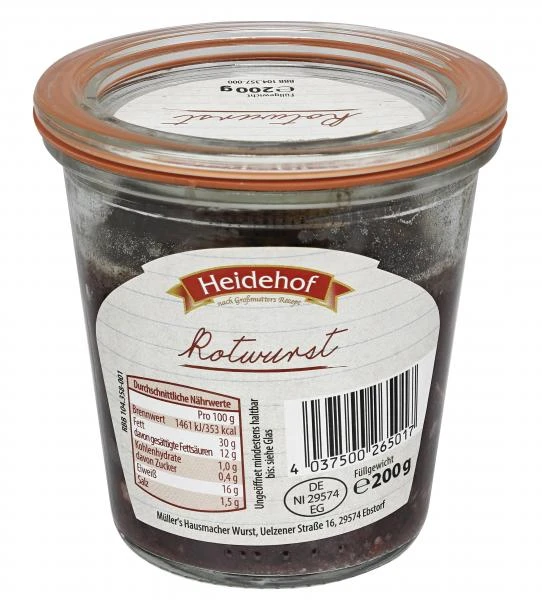 Heidehof Rotwurst 2 Heidehof Rotwurst – Bild 2