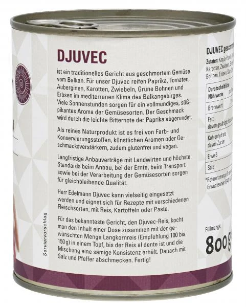 Herr Edelmann Djuvec Geschmortes Gemüse 2 Herr Edelmann Djuvec Geschmortes Gemüse – Bild 2