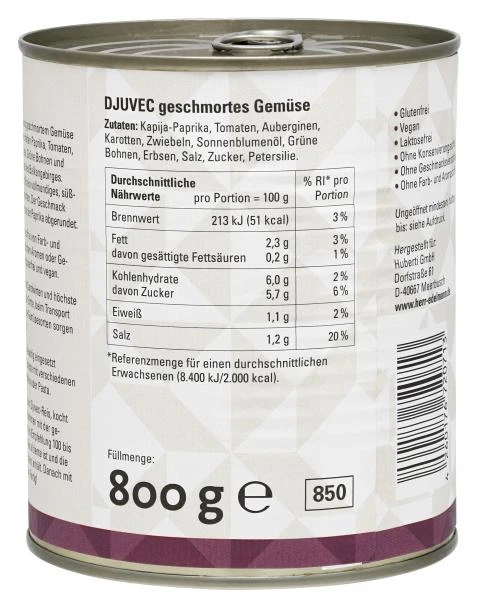 Herr Edelmann Djuvec Geschmortes Gemüse 3 Herr Edelmann Djuvec Geschmortes Gemüse – Bild 3