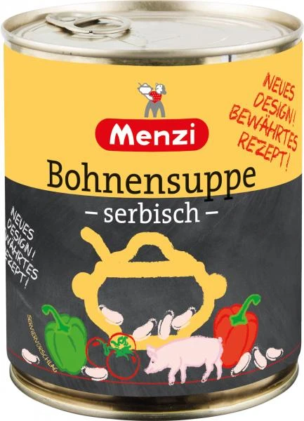 Menzi Bohnensuppe Serbisch 1 Menzi Bohnensuppe Serbisch