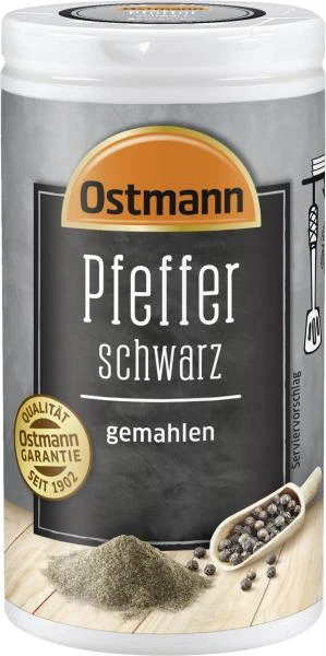 Ostmann Pfeffer Schwarz Gemahlen 1 Ostmann Pfeffer Schwarz Gemahlen