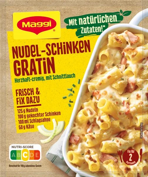 Maggi Fix Für Nudel-Schinken Gratin 1 Maggi Fix Für Nudel-Schinken Gratin