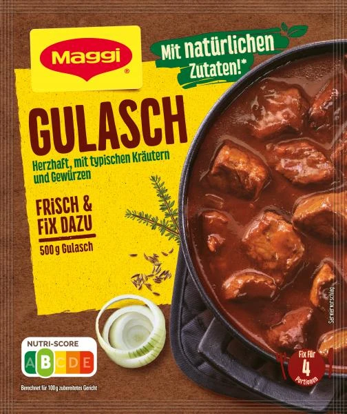 Maggi Fix Für Gulasch 1 Maggi Fix Für Gulasch