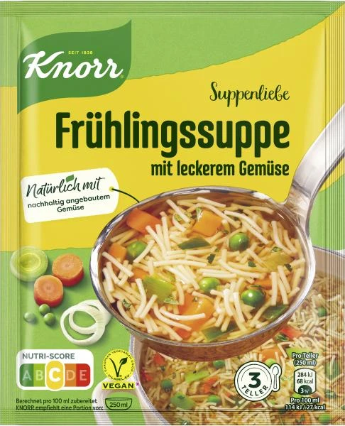 Knorr Suppenliebe Frühlings Suppe 1 Knorr Suppenliebe Frühlings Suppe
