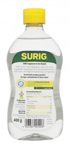 Surig Essig-Essenz 2 Surig Essig-Essenz – Bild 2