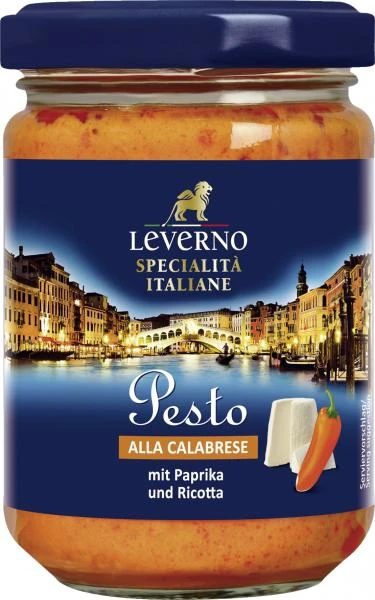 Leverno Pesto Alla Calabrese Mit Paprika & Ricotta 1 Leverno Pesto Alla Calabrese Mit Paprika & Ricotta
