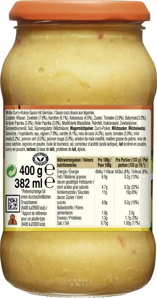 Ben's Original Cremiges Curry 2 Ben's Original Cremiges Curry – Bild 2