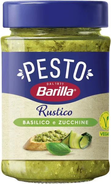 Barilla Pesto Rustico Basilico E Zucchine 1 Barilla Pesto Rustico Basilico E Zucchine