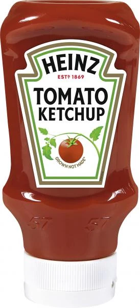 Heinz Tomato Ketchup Kopfstehflasche 1 Heinz Tomato Ketchup Kopfstehflasche
