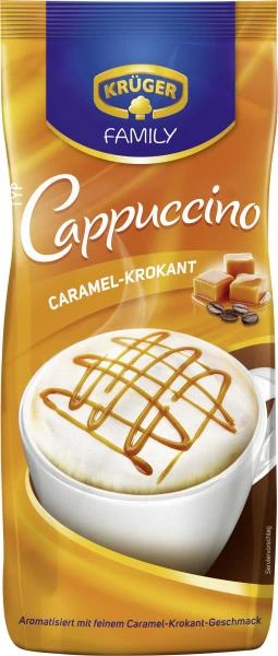 Krüger Family Cappuccino Caramel-Krokant 1 Krüger Family Cappuccino Caramel-Krokant