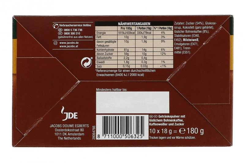 Jacobs Kaffeespezialitäten 3 In 1 2 Jacobs Kaffeespezialitäten 3 In 1 – Bild 2