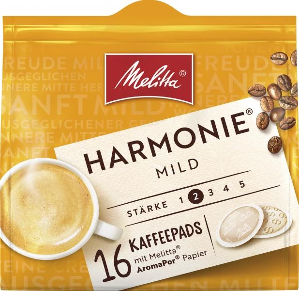 Melitta Harmonie Mild Kaffeepads 1 Melitta Harmonie Mild Kaffeepads