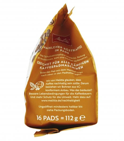 Melitta Harmonie Mild Kaffeepads 2 Melitta Harmonie Mild Kaffeepads – Bild 2