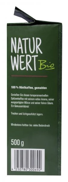 NaturWert Bio Spitzenkaffee 3 NaturWert Bio Spitzenkaffee – Bild 3
