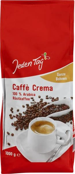Jeden Tag Caffè Crema Ganze Bohnen 1 Jeden Tag Caffè Crema Ganze Bohnen